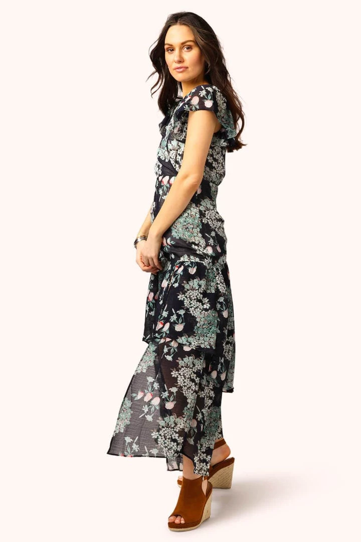 Promesa Ruffle Floral Maxi Dress Clothing 3 Promesa Ruffle Floral Maxi Dress Clothing