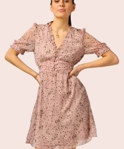 Promesa Floral Mini Button Top Dress Clothing