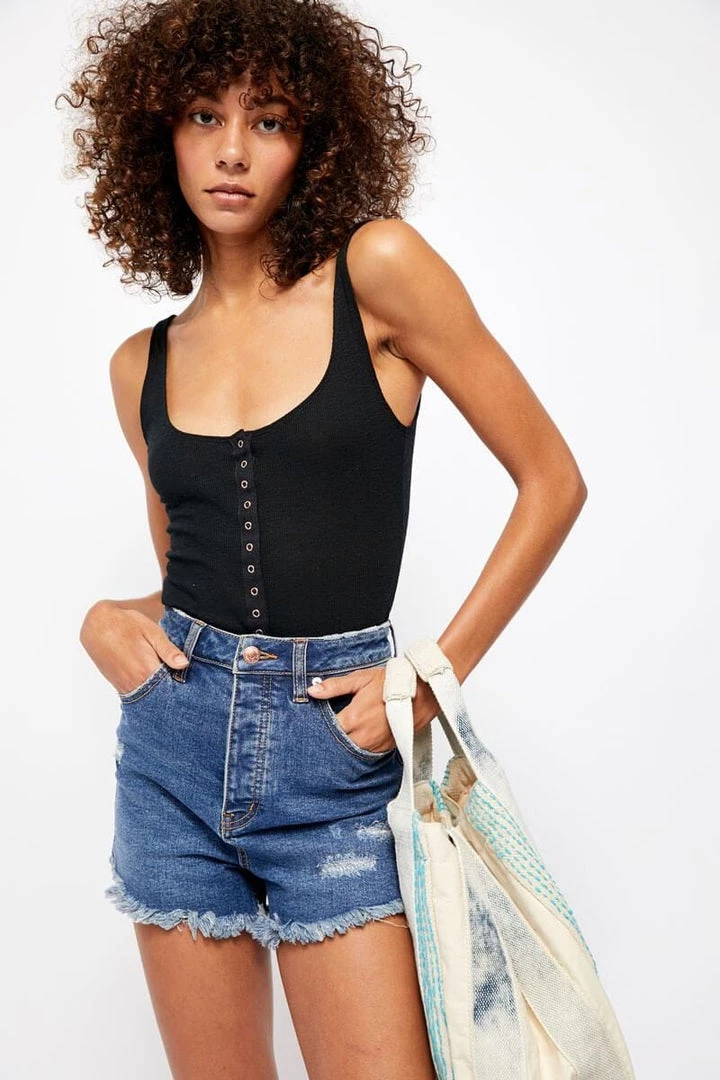 Free People CRVY Vintage High-Rise Shorts New Arrivals 1 Free People CRVY Vintage High-Rise Shorts New Arrivals
