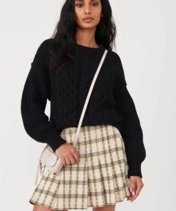 Free People Dream Cable Crew Sweater New Arrivals