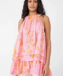 New Arrivals Free People Fleur Printed Tunic