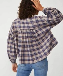 New Arrivals Free People Jessi Plaid Top 7 New Arrivals Free People Jessi Plaid Top
