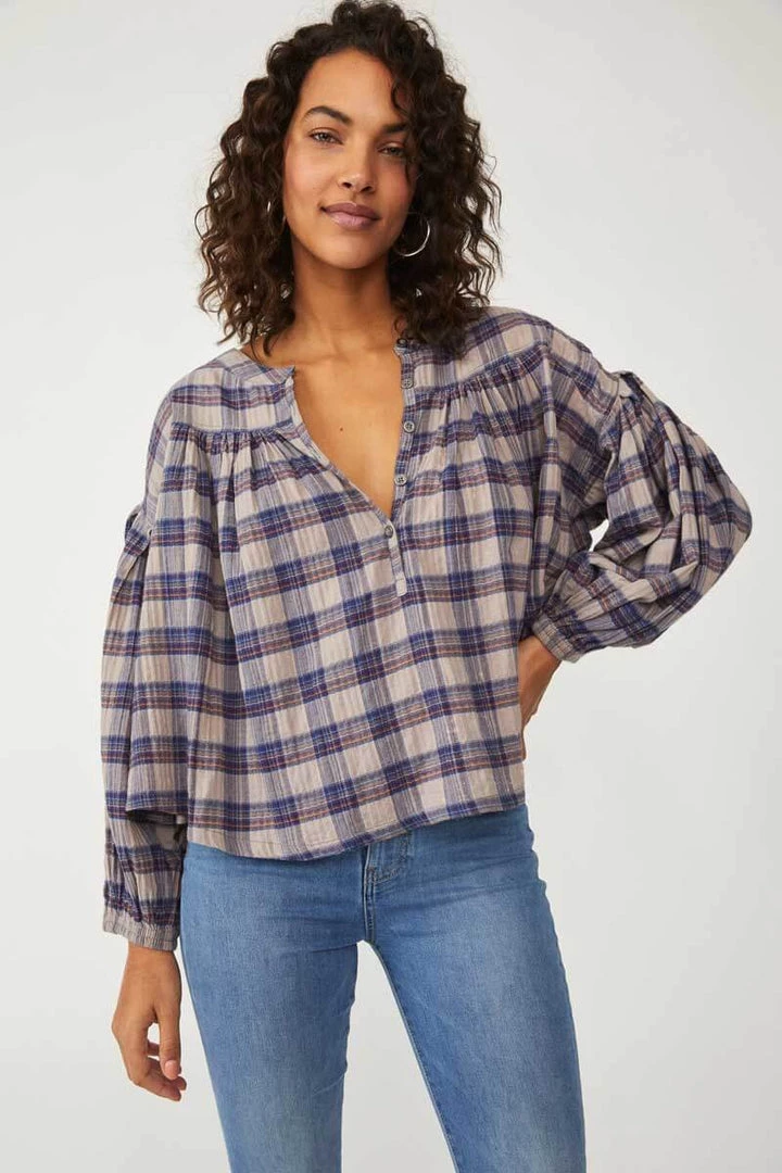New Arrivals Free People Jessi Plaid Top 1 New Arrivals Free People Jessi Plaid Top