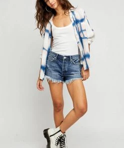 Free People Loving Good Vibrations Cutoffs Denim Shorts New Arrivals