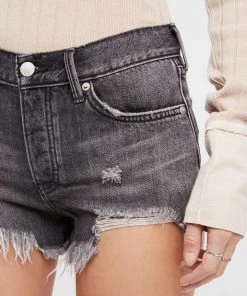Free People Loving Good Vibrations Cutoffs