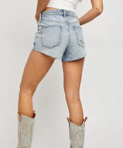 Free People Taliesin Cut Off Denim Shorts 7 Free People Taliesin Cut Off Denim Shorts