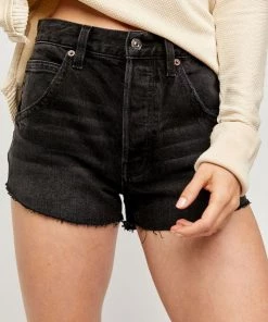 Free People Taliesin Cut Off Denim Shorts New Arrivals