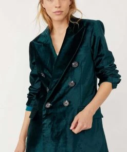 Free People Velvet Ashby Blazer