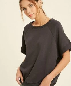 Wishlist New Arrivals French Terry Raglan Top