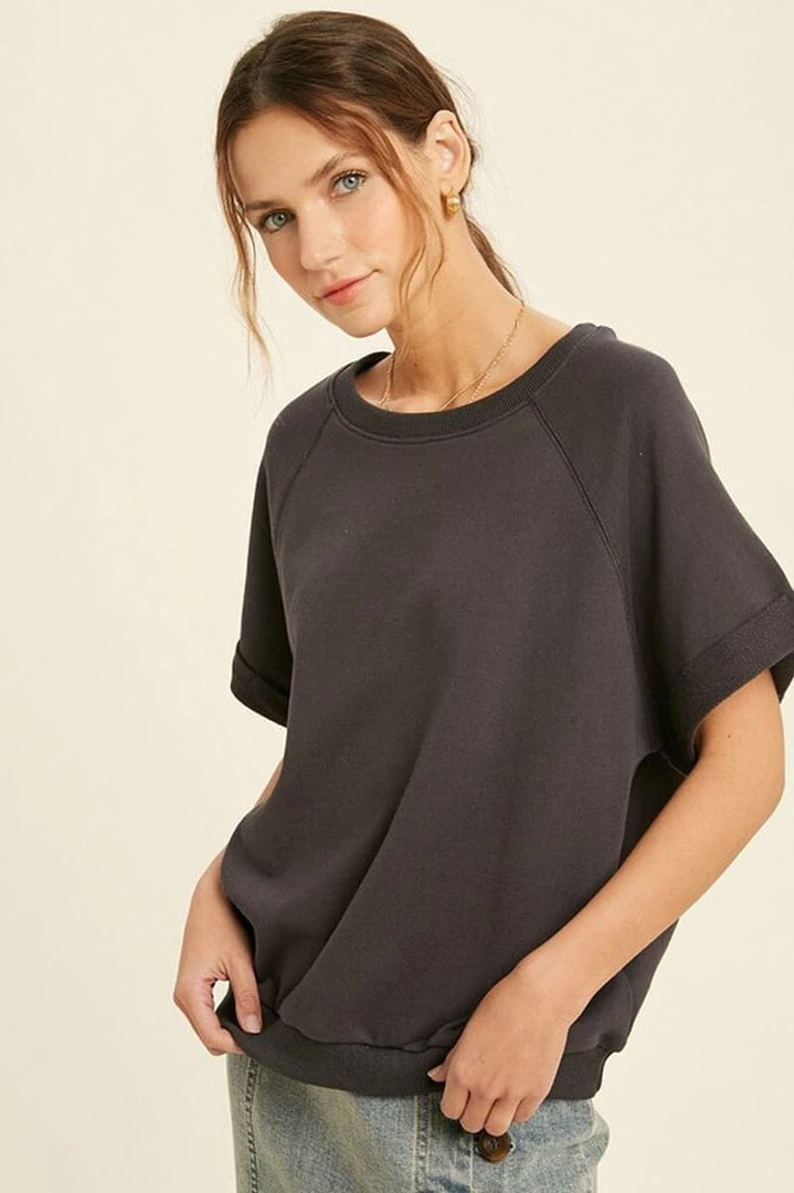 Wishlist New Arrivals French Terry Raglan Top 1 Wishlist New Arrivals French Terry Raglan Top
