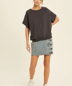 Wishlist New Arrivals French Terry Raglan Top 17 Wishlist New Arrivals French Terry Raglan Top