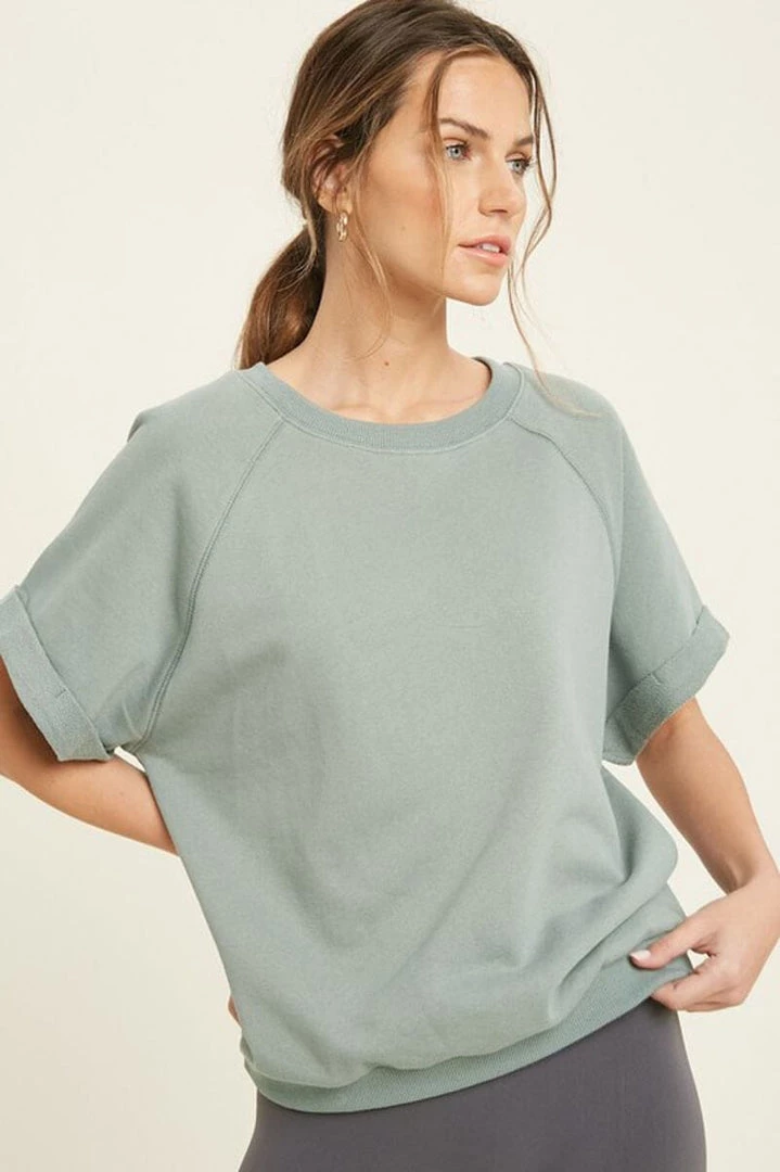 Wishlist New Arrivals French Terry Raglan Top 3 Wishlist New Arrivals French Terry Raglan Top