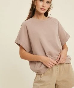 Wishlist New Arrivals French Terry Raglan Top