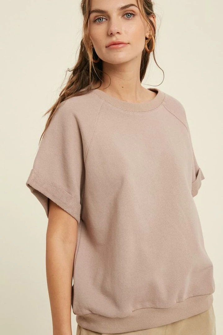 Wishlist New Arrivals French Terry Raglan Top 4 Wishlist New Arrivals French Terry Raglan Top