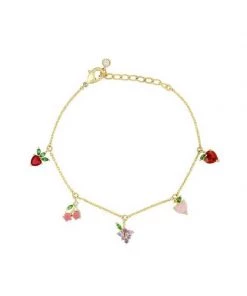 MILK MONEY - DropShip Fruit Charm Chain Bracelet New Arrivals