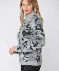 Fate New Arrivals Fuzzy Leopard Knit Pullover Sweater 11 Fate New Arrivals Fuzzy Leopard Knit Pullover Sweater