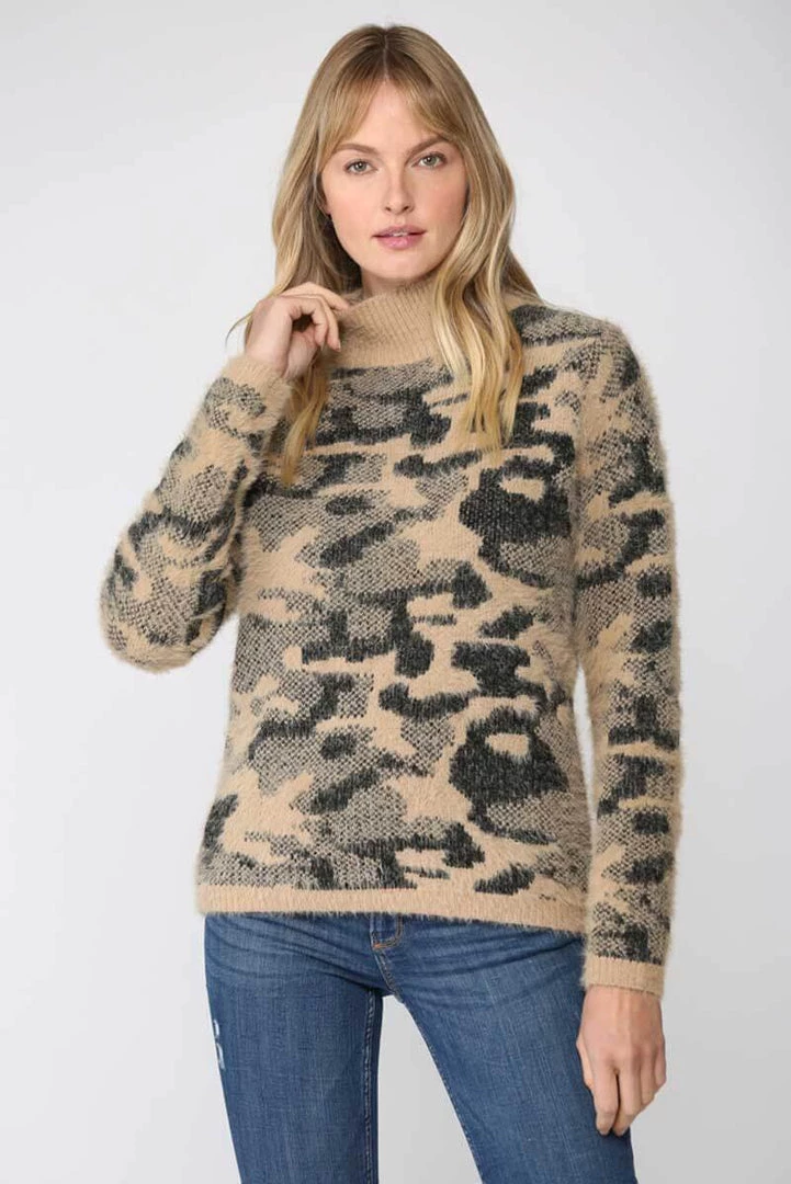 Fate New Arrivals Fuzzy Leopard Knit Pullover Sweater 3 Fate New Arrivals Fuzzy Leopard Knit Pullover Sweater