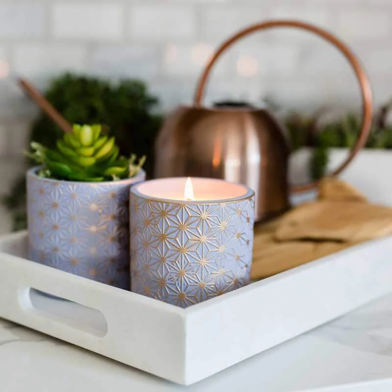 Soy Essentials LLC Garden Terrace Lavender Fields Concrete Candle 3 Soy Essentials LLC Garden Terrace Lavender Fields Concrete Candle