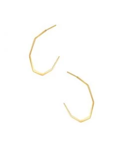 Volpe New Arrivals Geometric Flat Hoop Earrings 6 Volpe New Arrivals Geometric Flat Hoop Earrings