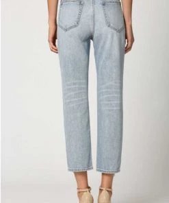 New Arrivals HIDDEN Light Wash Distressed High Waist Straight Jean 7 New Arrivals HIDDEN Light Wash Distressed High Waist Straight Jean