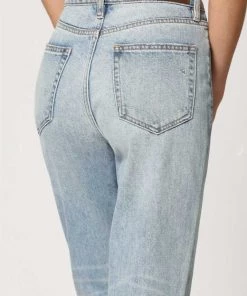 New Arrivals HIDDEN Light Wash Distressed High Waist Straight Jean 6 New Arrivals HIDDEN Light Wash Distressed High Waist Straight Jean