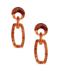 MILK MONEY Harper Resin Drop Earrings