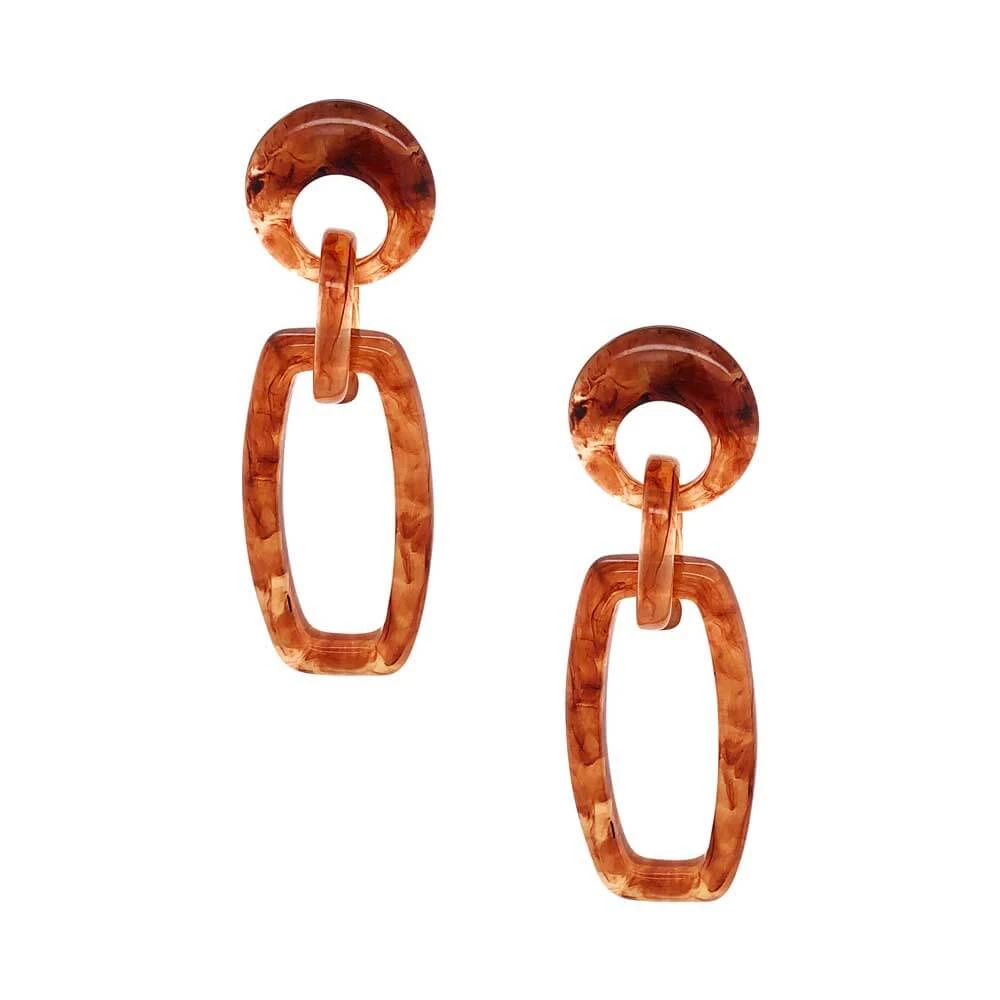 MILK MONEY Harper Resin Drop Earrings 1 MILK MONEY Harper Resin Drop Earrings