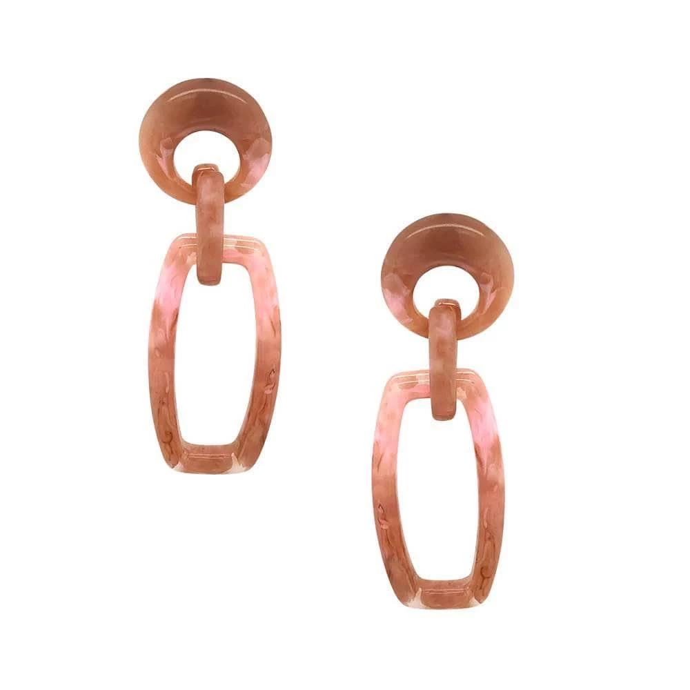 MILK MONEY Harper Resin Drop Earrings 2 MILK MONEY Harper Resin Drop Earrings