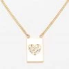 Nakamol Heart Pavé Dog Tag Charm Necklace New Arrivals