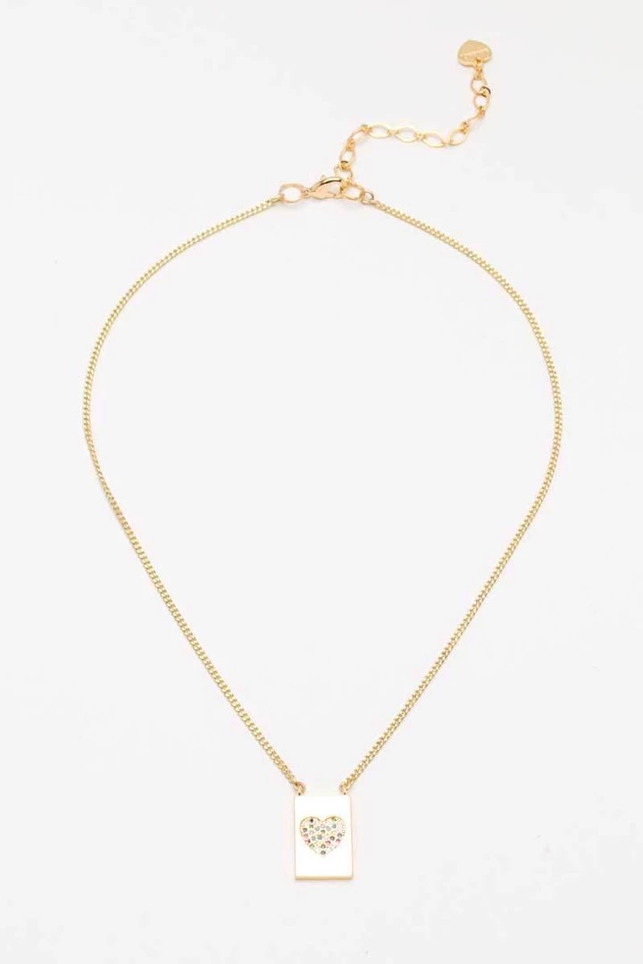 Nakamol Heart Pavé Dog Tag Charm Necklace New Arrivals 2 Nakamol Heart Pavé Dog Tag Charm Necklace New Arrivals