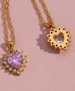 MILK MONEY - DropShip New Arrivals Heart Solitaire Pendant Necklace 15 MILK MONEY - DropShip New Arrivals Heart Solitaire Pendant Necklace