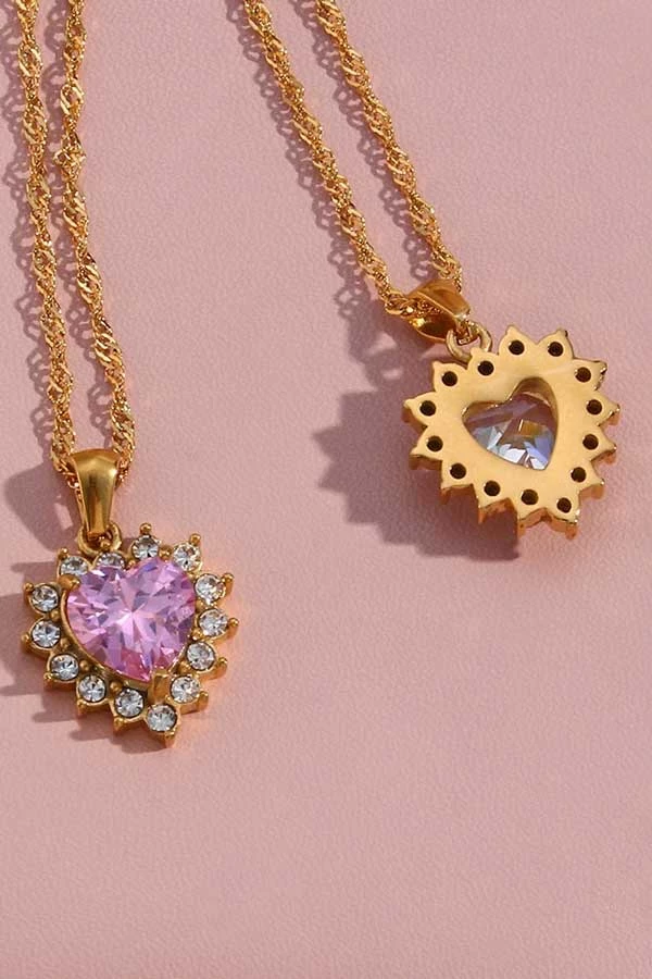 MILK MONEY - DropShip New Arrivals Heart Solitaire Pendant Necklace 8 MILK MONEY - DropShip New Arrivals Heart Solitaire Pendant Necklace