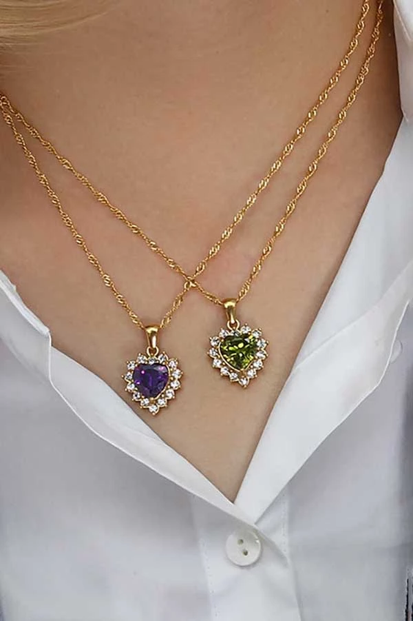 MILK MONEY - DropShip New Arrivals Heart Solitaire Pendant Necklace 3 MILK MONEY - DropShip New Arrivals Heart Solitaire Pendant Necklace