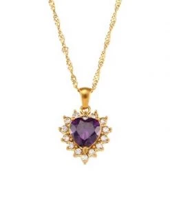 MILK MONEY - DropShip New Arrivals Heart Solitaire Pendant Necklace