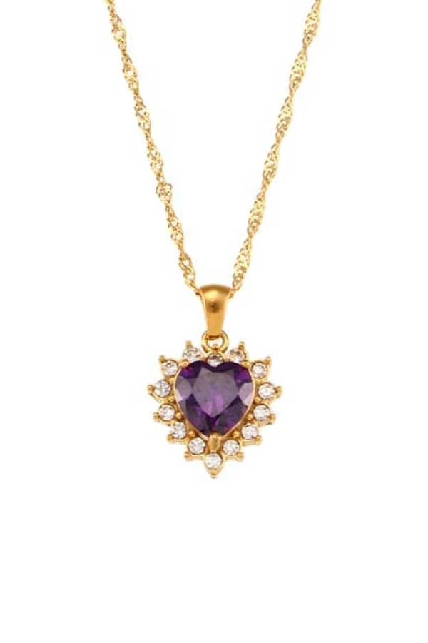 MILK MONEY - DropShip New Arrivals Heart Solitaire Pendant Necklace 1 MILK MONEY - DropShip New Arrivals Heart Solitaire Pendant Necklace