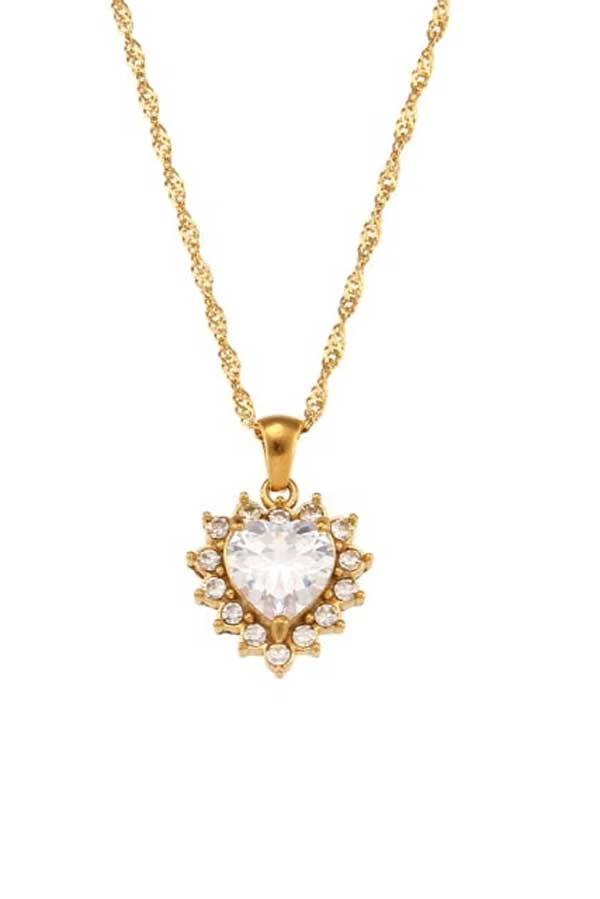 MILK MONEY - DropShip New Arrivals Heart Solitaire Pendant Necklace 5 MILK MONEY - DropShip New Arrivals Heart Solitaire Pendant Necklace