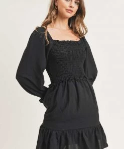 Painted Threads Heather Ruffled Smocked Midi Dress 7 Painted Threads Heather Ruffled Smocked Midi Dress