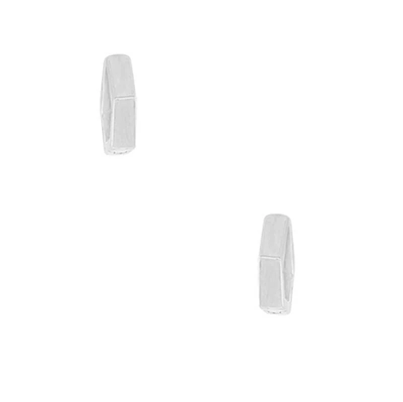 Volpe New Arrivals Hex Huggie Hoop Earrings 4 Volpe New Arrivals Hex Huggie Hoop Earrings