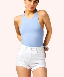 I&M JEANS High Rise Denim Cutoff Shorts New Arrivals