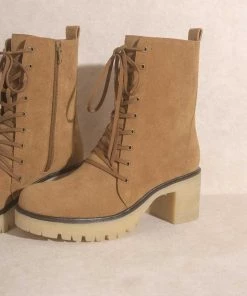 Miracle Miles Jamie Heeled Military Boots Shoes