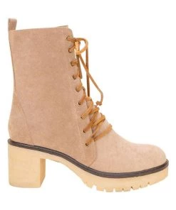 Miracle Miles Jamie Heeled Military Boots Shoes