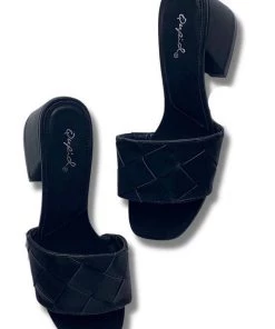 Ccocci New Arrivals Katen Braided Satin Mules