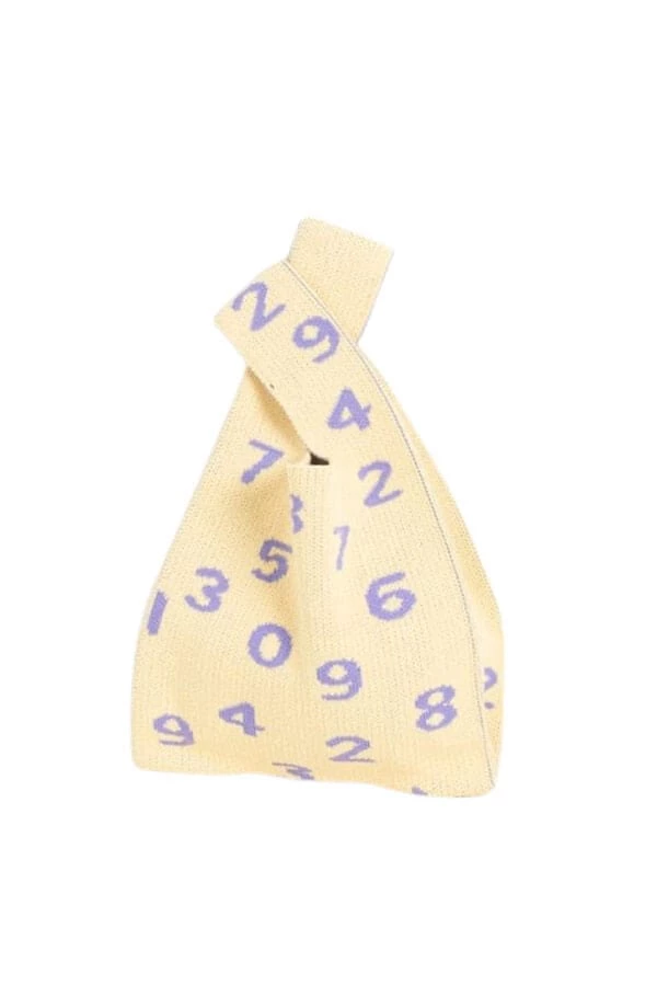 MILK MONEY - DropShip Knit Mini Tote Bag New Arrivals 3 MILK MONEY - DropShip Knit Mini Tote Bag New Arrivals