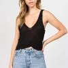 O&O Knit Twist Front Tank Top