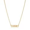 OMG Blings LOVE Plate Layering Necklace