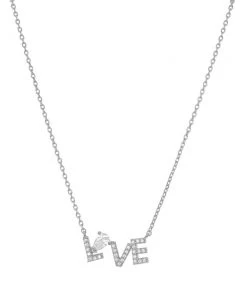 OMG Blings LOVE Crystal Charm Necklace New Arrivals