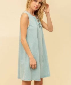 Hem & Thread Lace Up Tank Jumper Dress New Arrivals 6 Hem & Thread Lace Up Tank Jumper Dress New Arrivals