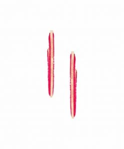 MILK MONEY Large Thread Wrapped Flat Hoops New Arrivals