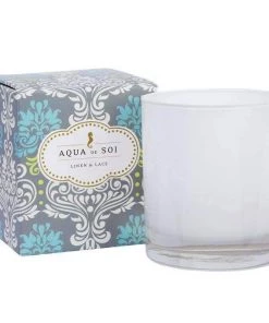 Soy Essentials LLC New Arrivals Linen And Lace Soy Wax Candle