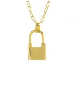 Montana New Arrivals Lock Charm Necklace